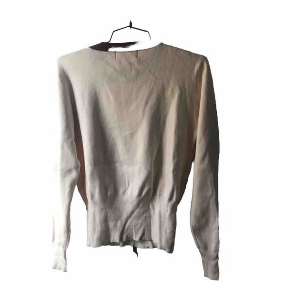 Front Row By Sara & Goldy Women’s Sweatshirt Cream Color Size S - Picture 10 of 14